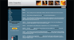 Desktop Screenshot of littletragedies.com
